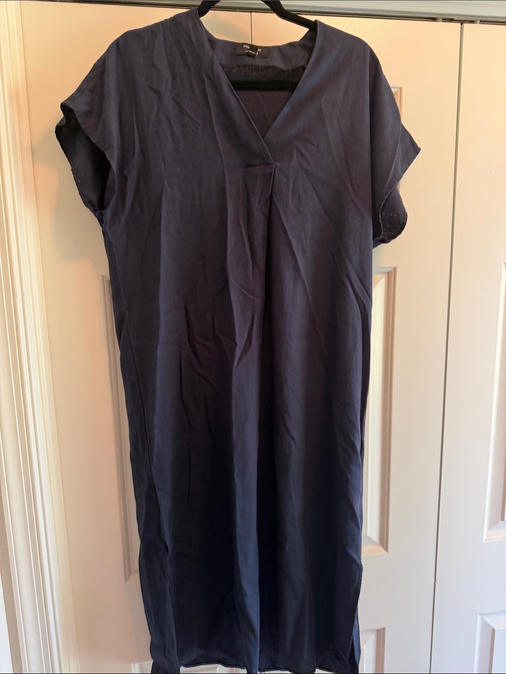 Banana Republic Factory Navy Blue Midi Dress